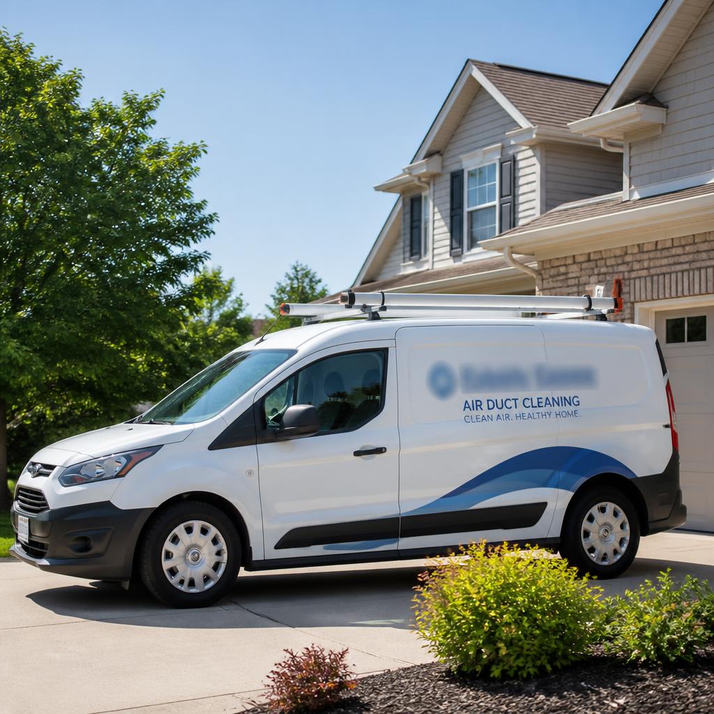 AirFlow Pro service van arriving at a residential job